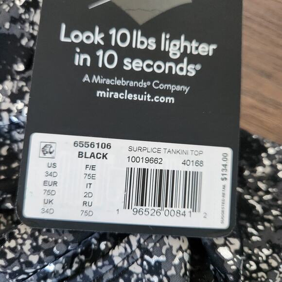 Miraclesuit Two Piece‎ Swimsuit 8/34D Beach Vacation Resortwear Coastal - Picture 3 of 9